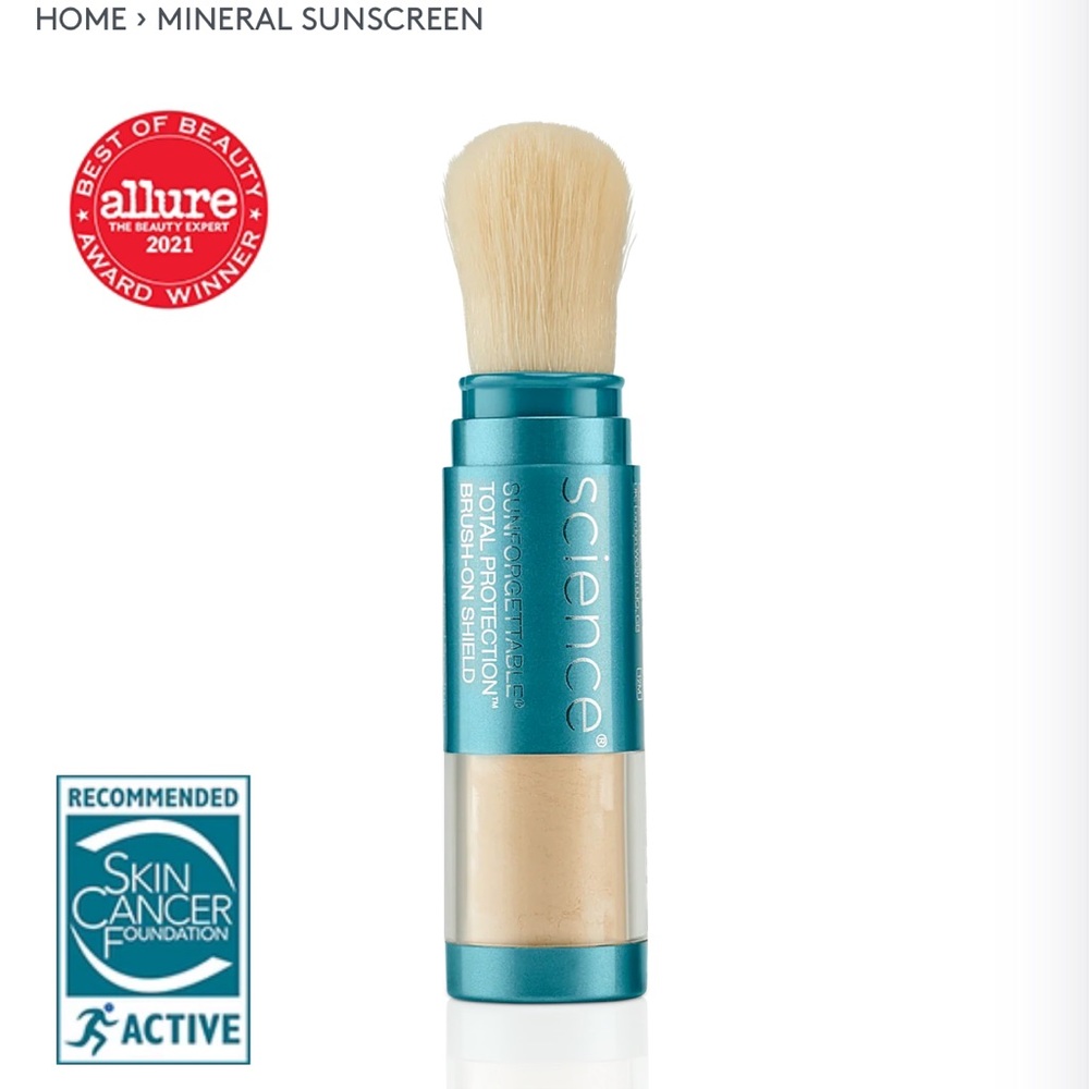 Colorescience Sunforgettable Total Protection brush on sunscreen